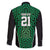 Custom Basketball New Zealand Family Matching Puletasi and Hawaiian Shirt Green Maori Ta Moko Indigenous - Polynesian Pride