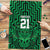 Custom Basketball New Zealand Puzzle Green Maori Ta Moko Indigenous - Polynesian Pride