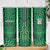 Custom Basketball New Zealand Skinny Tumbler Green Maori Ta Moko Indigenous - Polynesian Pride