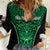 Custom Basketball New Zealand Women Casual Shirt Green Maori Ta Moko Indigenous - Polynesian Pride
