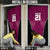 Custom Basketball New Zealand Door Cover Pink Maori Ta Moko Indigenous - Polynesian Pride