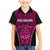 Custom Basketball New Zealand Family Matching Mermaid Dress and Hawaiian Shirt Pink Maori Ta Moko Indigenous - Polynesian Pride