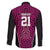 Custom Basketball New Zealand Family Matching Short Sleeve Bodycon Dress and Hawaiian Shirt Pink Maori Ta Moko Indigenous - Polynesian Pride
