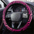 Basketball New Zealand Steering Wheel Cover Pink Maori Ta Moko Indigenous - Polynesian Pride