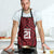 Custom Basketball New Zealand Apron Red Maori Ta Moko Indigenous - Polynesian Pride