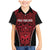 Custom Basketball New Zealand Family Matching Mermaid Dress and Hawaiian Shirt Red Maori Ta Moko Indigenous - Polynesian Pride