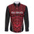 Custom Basketball New Zealand Family Matching Short Sleeve Bodycon Dress and Hawaiian Shirt Red Maori Ta Moko Indigenous - Polynesian Pride