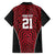 Custom Basketball New Zealand Family Matching Tank Maxi Dress and Hawaiian Shirt Red Maori Ta Moko Indigenous - Polynesian Pride