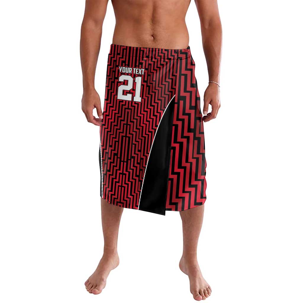 Custom Basketball New Zealand Lavalava Red Maori Ta Moko Indigenous - Polynesian Pride
