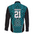 Custom Basketball New Zealand Family Matching Mermaid Dress and Hawaiian Shirt Teal Maori Ta Moko Indigenous - Polynesian Pride