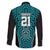 Custom Basketball New Zealand Family Matching Short Sleeve Bodycon Dress and Hawaiian Shirt Teal Maori Ta Moko Indigenous - Polynesian Pride