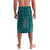 Custom Basketball New Zealand Lavalava Teal Maori Ta Moko Indigenous - Polynesian Pride
