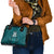 Custom Basketball New Zealand Shoulder Handbag Teal Maori Ta Moko Indigenous - Polynesian Pride