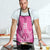 New Zealand Custom Apron Fire Basketball Maori Tribal Pink - Polynesian Pride