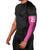 New Zealand Custom Arm Sleeves Fire Basketball Maori Tribal Pink - Polynesian Pride
