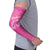 New Zealand Custom Arm Sleeves Fire Basketball Maori Tribal Pink - Polynesian Pride