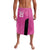 New Zealand Custom Lavalava Fire Basketball Maori Tribal Pink - Polynesian Pride