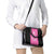 New Zealand Custom Shoulder Handbag Fire Basketball Maori Tribal Pink - Polynesian Pride