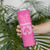 New Zealand Custom Skinny Tumbler Fire Basketball Maori Tribal Pink - Polynesian Pride