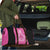 New Zealand Custom Travel Bag Fire Basketball Maori Tribal Pink - Polynesian Pride