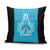 New Zealand Custom Pillow Cover Fire Basketball Maori Tribal Sky Blue - Polynesian Pride