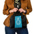 New Zealand Custom Shoulder Handbag Fire Basketball Maori Tribal Sky Blue - Polynesian Pride