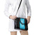New Zealand Custom Shoulder Handbag Fire Basketball Maori Tribal Sky Blue - Polynesian Pride