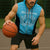New Zealand Custom Sleeveless Zip Hoodie Fire Basketball Maori Tribal Sky Blue - Polynesian Pride
