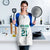 Custom New Zealand Aotearoa Apron Green Maori Paua Shell Indigenous - Polynesian Pride