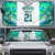 Custom New Zealand Aotearoa Auto Sun Shade Green Maori Paua Shell Indigenous - Polynesian Pride