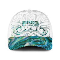 New Zealand Aotearoa Baseball Net Cap Green Maori Papua Shell Indigenous - Polynesian Pride