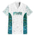 Custom New Zealand Aotearoa Family Matching Mermaid Dress and Hawaiian Shirt Green Maori Paua Shell Indigenous - Polynesian Pride