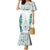Custom New Zealand Aotearoa Family Matching Mermaid Dress and Hawaiian Shirt Green Maori Paua Shell Indigenous - Polynesian Pride