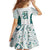Custom New Zealand Aotearoa Family Matching Tank Maxi Dress and Hawaiian Shirt Green Maori Paua Shell Indigenous - Polynesian Pride