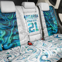Custom New Zealand Aotearoa Back Car Seat Cover Maori Paua Shell Indigenous - Polynesian Pride