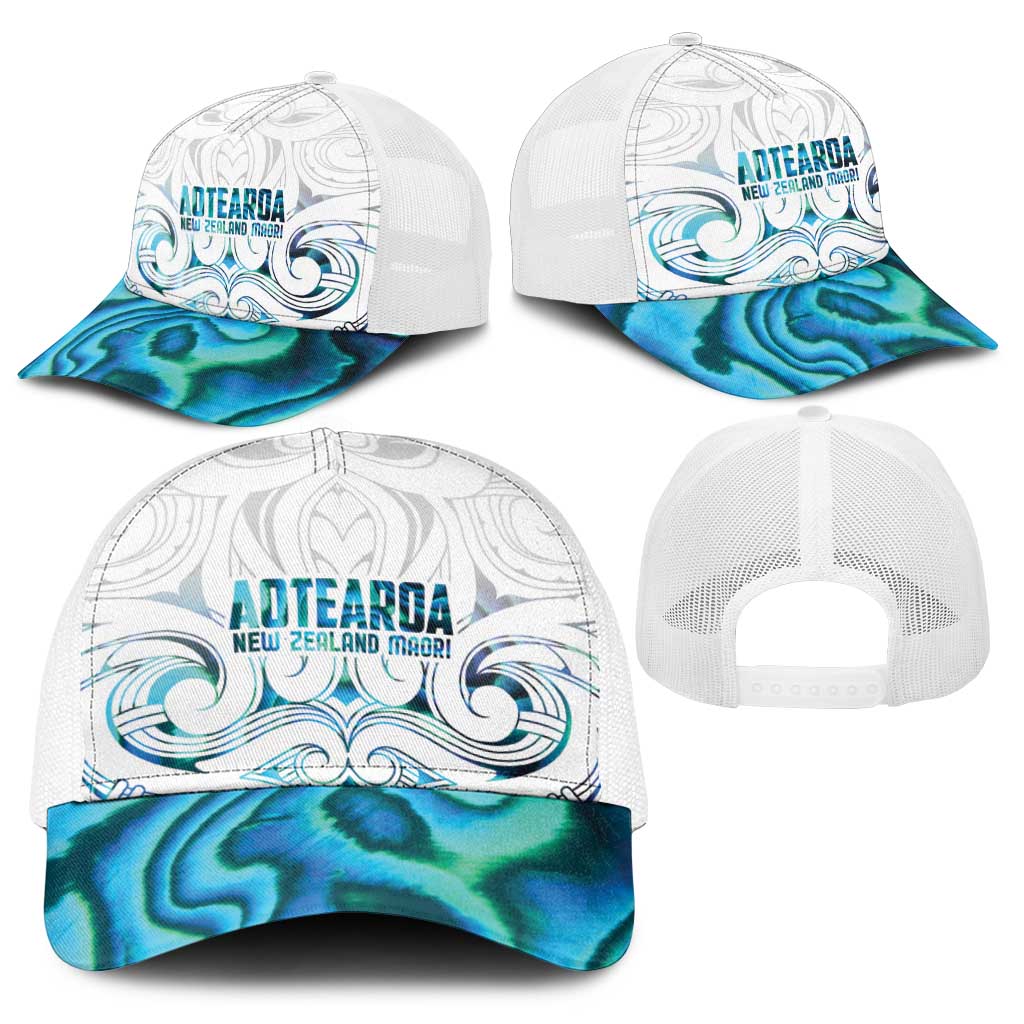 New Zealand Aotearoa Baseball Net Cap Maori Papua Shell Indigenous - Polynesian Pride