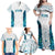 Custom New Zealand Aotearoa Family Matching Off Shoulder Maxi Dress and Hawaiian Shirt Maori Paua Shell Indigenous - Polynesian Pride
