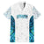 Custom New Zealand Aotearoa Family Matching Short Sleeve Bodycon Dress and Hawaiian Shirt Maori Paua Shell Indigenous - Polynesian Pride