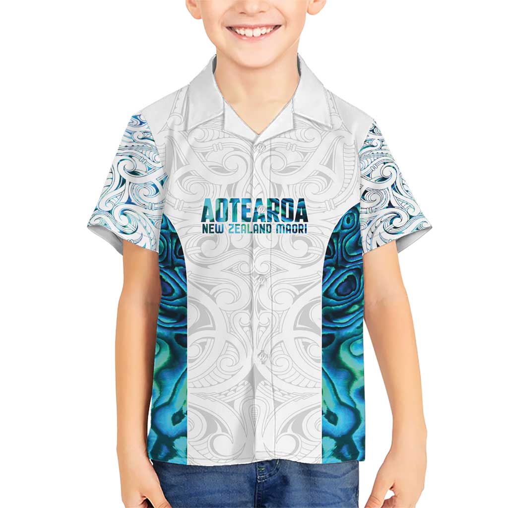 Custom New Zealand Aotearoa Hawaiian Shirt Maori Paua Shell Indigenous - Polynesian Pride