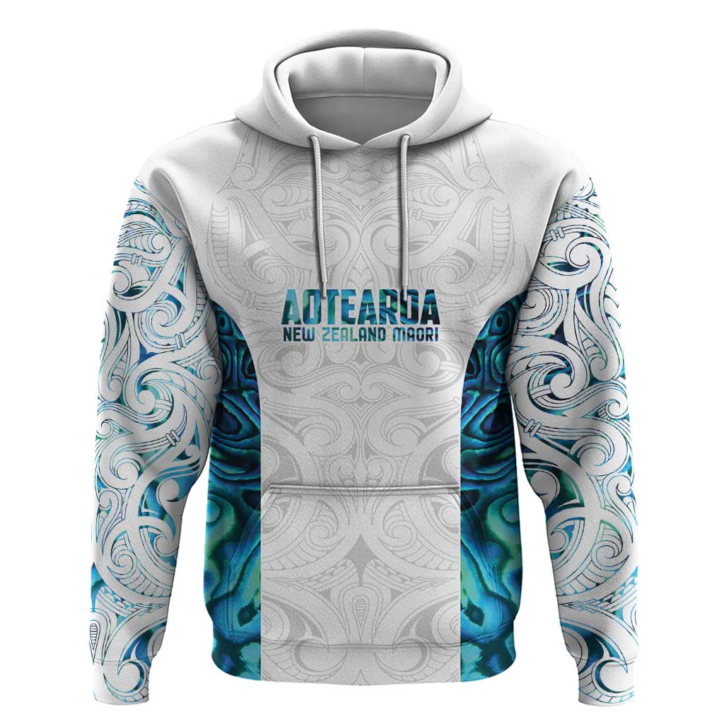 Custom New Zealand Aotearoa Hoodie Maori Paua Shell Indigenous - Polynesian Pride