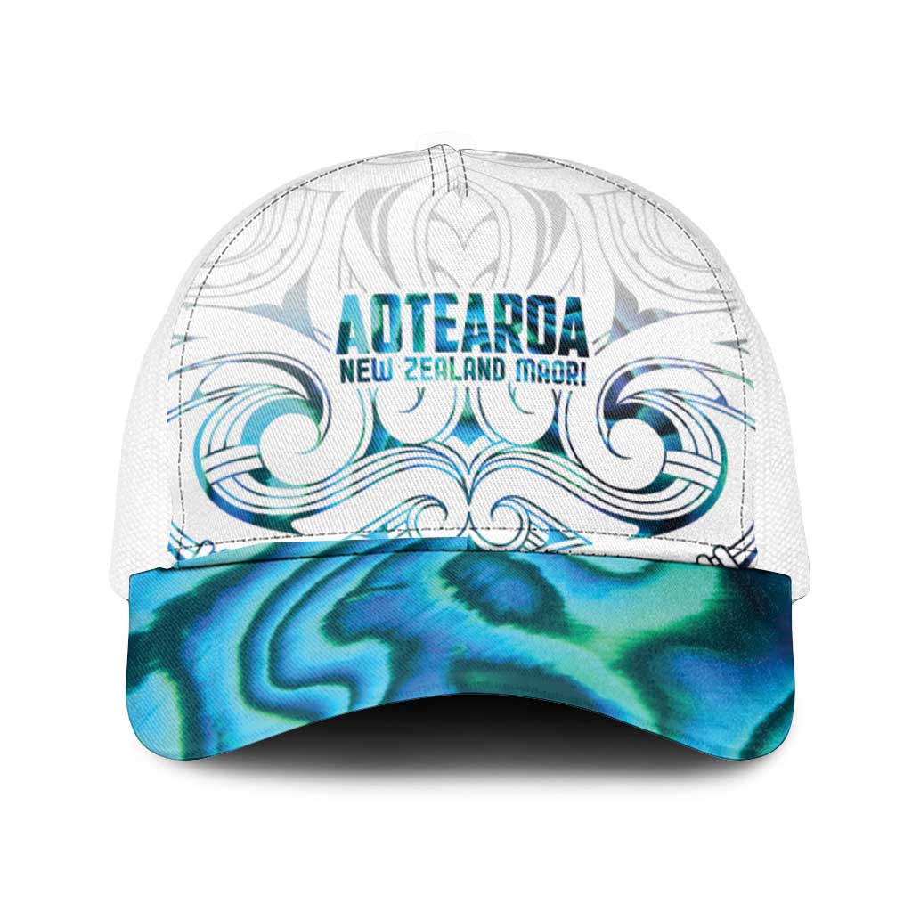 New Zealand Aotearoa Mesh Trucker Cap Maori Papua Shell Indigenous - Polynesian Pride