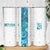 Custom New Zealand Aotearoa Skinny Tumbler Maori Paua Shell Indigenous - Polynesian Pride