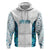 Custom New Zealand Aotearoa Zip Hoodie Maori Paua Shell Indigenous - Polynesian Pride