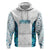 Custom New Zealand Aotearoa Zip Hoodie Maori Paua Shell Indigenous - Polynesian Pride