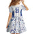 Custom New Zealand Aotearoa Family Matching Off Shoulder Short Dress and Hawaiian Shirt Purple Maori Paua Shell Indigenous - Polynesian Pride