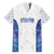 Custom New Zealand Aotearoa Family Matching Short Sleeve Bodycon Dress and Hawaiian Shirt Purple Maori Paua Shell Indigenous - Polynesian Pride