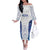 Custom New Zealand Aotearoa Off The Shoulder Long Sleeve Dress Purple Maori Paua Shell Indigenous - Polynesian Pride