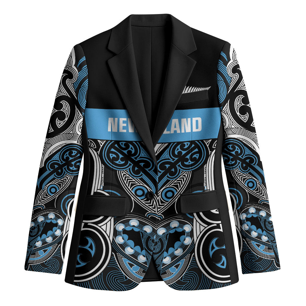 World Cricket Custom New Zealand Blazer Kia kaha nga Potae Pango