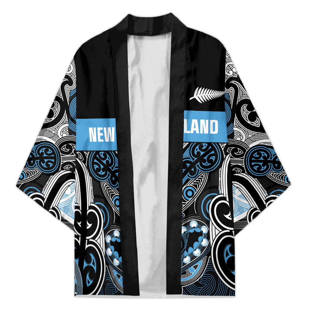 World Cricket Custom New Zealand Kimono Kia kaha nga Potae Pango