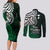 Your Matter Suicide Prevention Couples Matching Long Sleeve Bodycon Dress and Long Sleeve Button Shirts Green Polynesian Tribal LT9 - Polynesian Pride